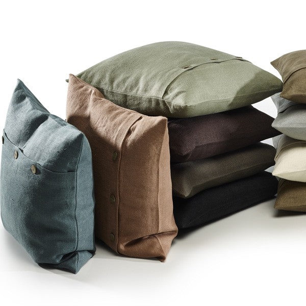 Coussin carré lin bio