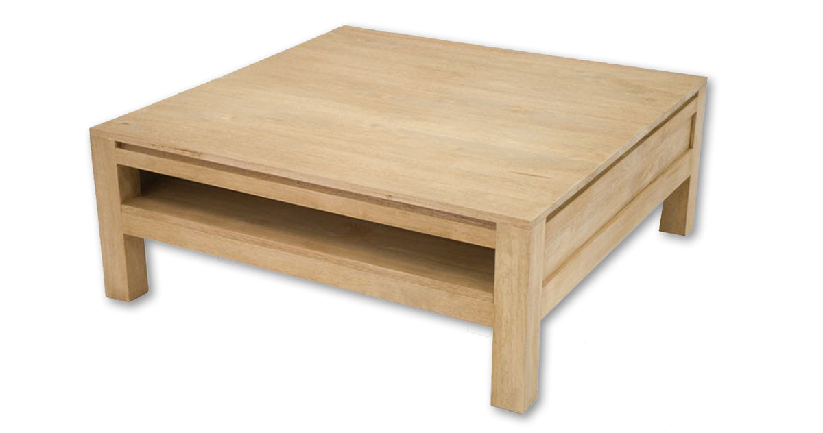 Table basse carrée avec niche