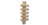 Etagère en bois massif Cactus