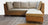 Canapé d'angle naturel convertible Tandem