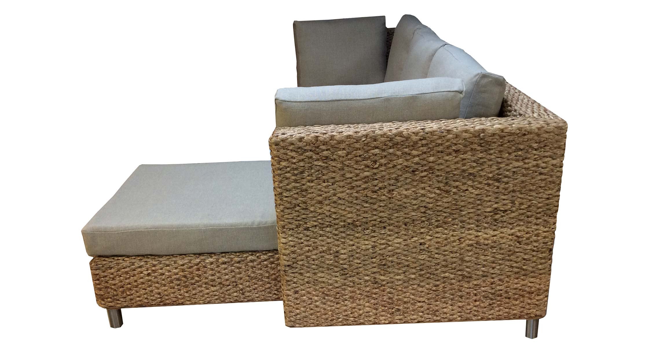 Canapé d'angle naturel convertible Tandem