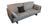 Canapé 4 places moderne en bois de frêne des Vosges, LIN colori sable, zéro pétrochimie, sans cov, style écologique et confortab