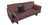 Canapé en bois de frêne des Vosges, tissu écru bordeaux, structure robuste et coussins assortis, style sofa écologique français