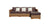 Canapé d'angle 4/5 places écologique Authentic