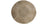 Tapis rond en fibres naturelles beige, motif vortex concentrique, style sobre et élégant.