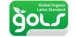 Logo GOLS: Global Organic Latex Standard, label écologique exigeant qui garantit un latex naturel BIO