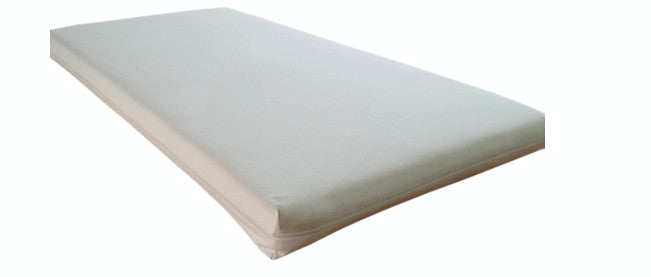 Matelas pour bébé en latex et fibre de coco certifiés BIO avec coutil lavable