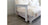 Canapé lit bois massif hêtre avec matelas latex naturel haute densité
