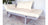 Divan LEO canapé-lit 1 place blanc, cadre en hêtre massif gris clair avec dossier rembourré de matières 100% naturelles.