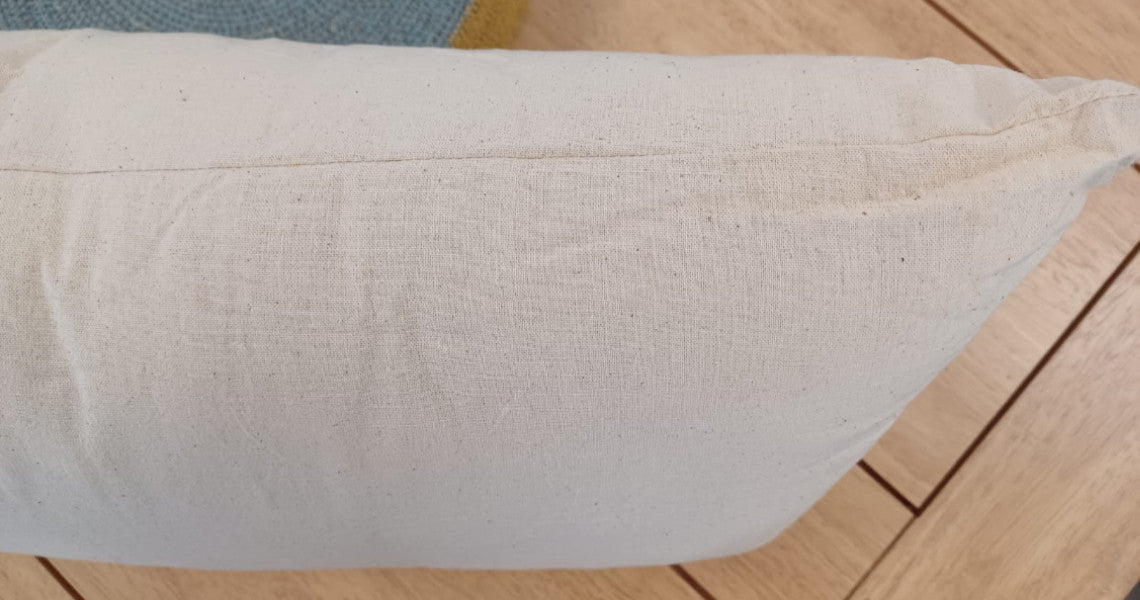 Vue du coussin de garnissage en kapok naturel rectangle - 100% fibres naturelles