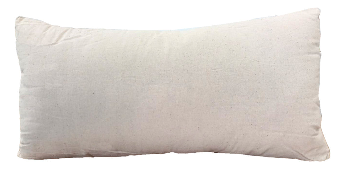 Coussin de garnissage rectangulaire en kapok naturel. Idéal en cale-reins