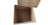 Grand coffre en rotin avec couvercle ouvert, grand volume de rangement