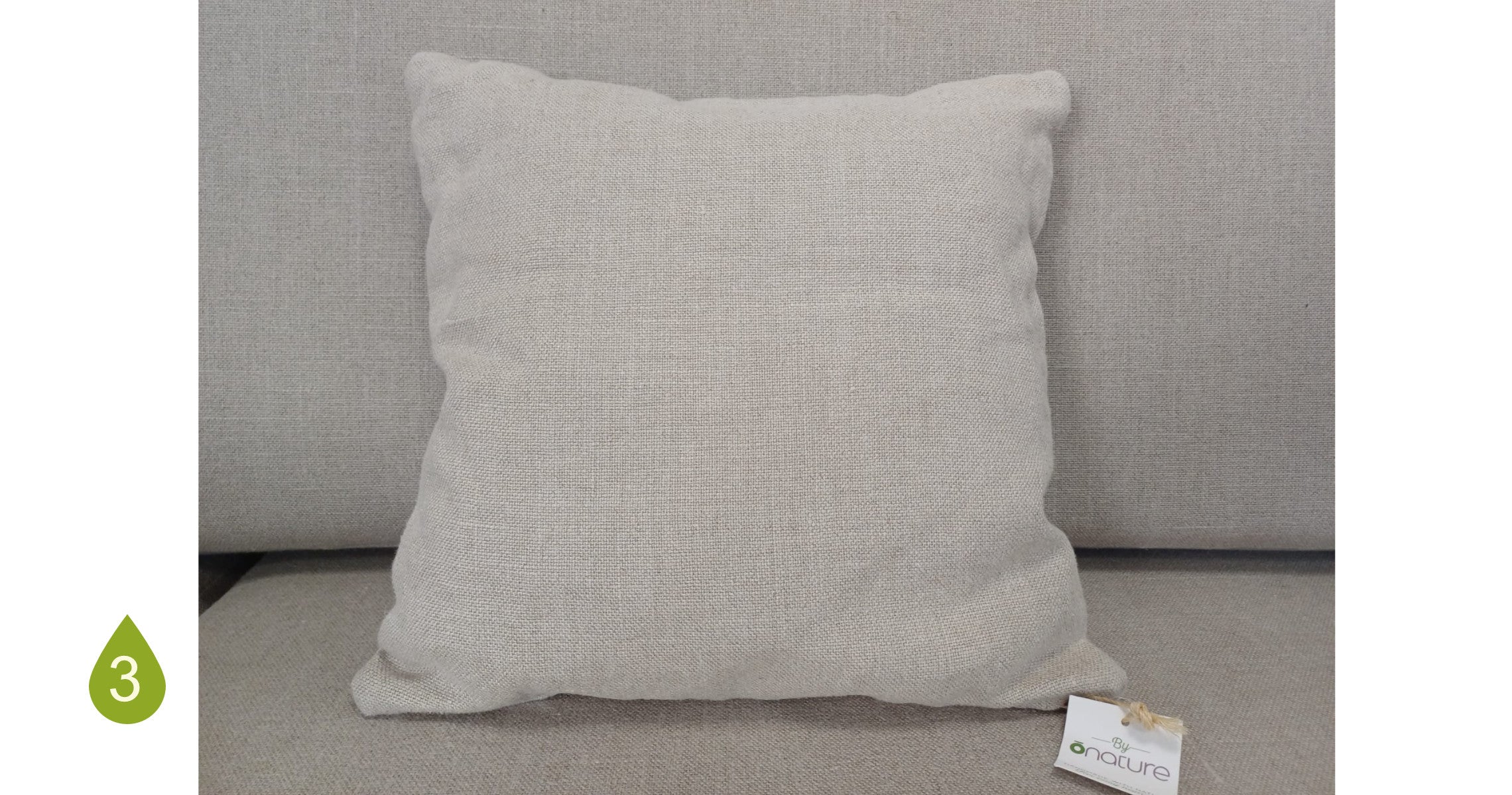 Housse de coussin BIO Harmonie Naturelle