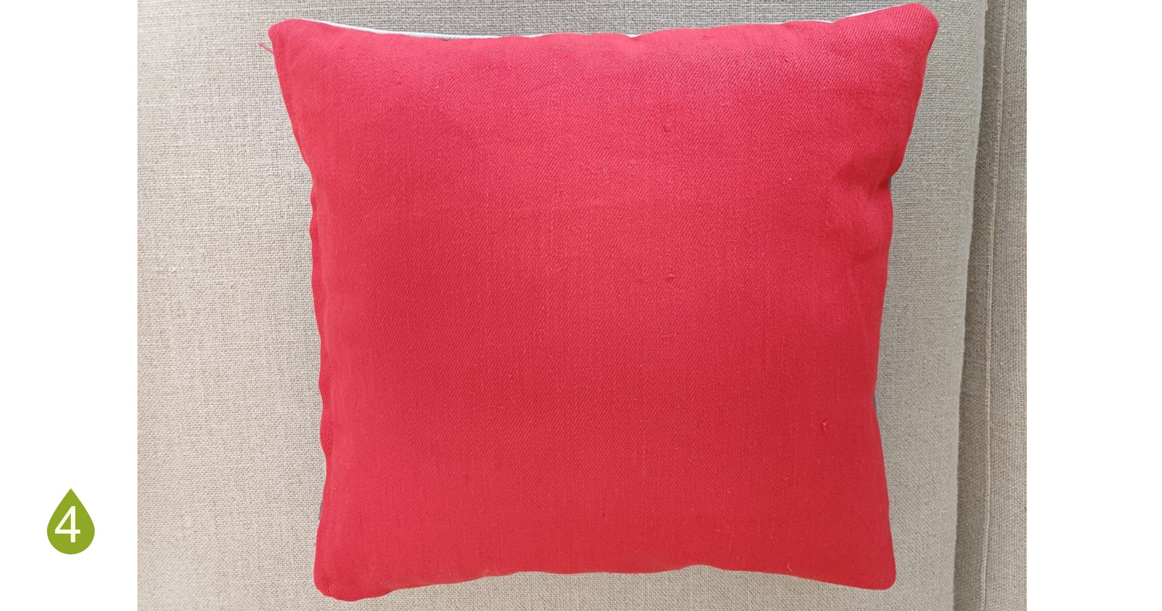 Housse de coussin BIO Harmonie Naturelle