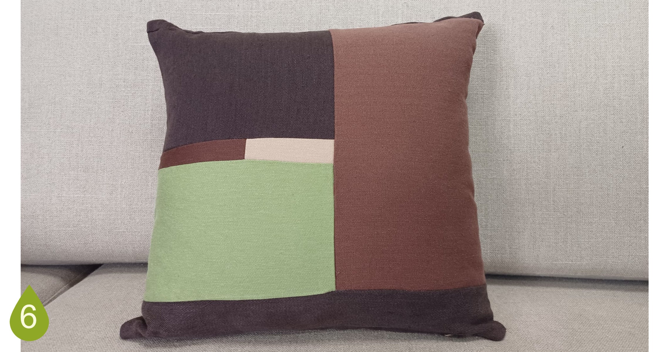 Housse de coussin BIO Harmonie Naturelle