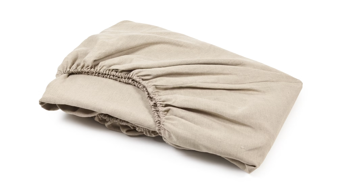 Drap housse en lin français certifié BIO / GOTS