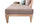 Fauteuil en bois naturel avec coussin déhoussable, modulable. Made in France, naturel.