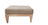 Fauteuils ottomane ou repose-pieds en bois naturel, assise coussin beige, style épuré, fabriqué en France et bio.