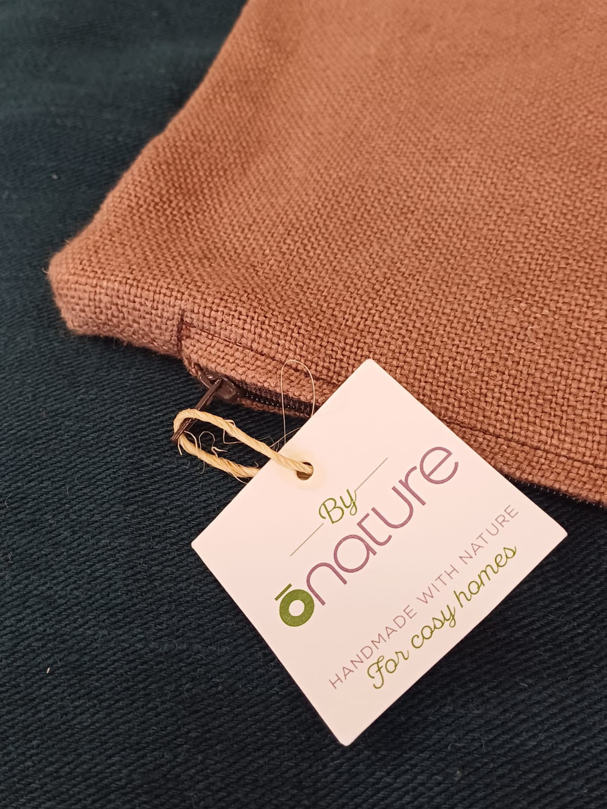 Housse de coussin bio déco