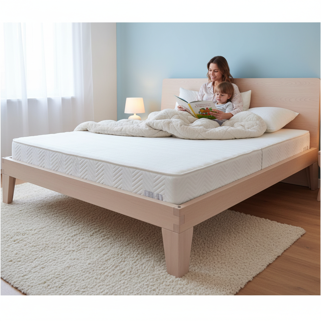 Matelas en latex certifié BIO avec un accueil plus moelleux sur 5cm comme un sur matelas intégré - GOLS